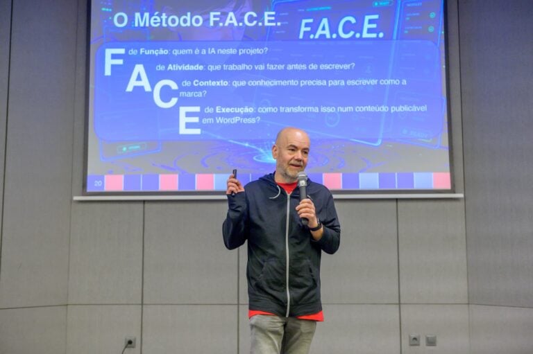 José Freitas no WordCamp Portugal 2026.